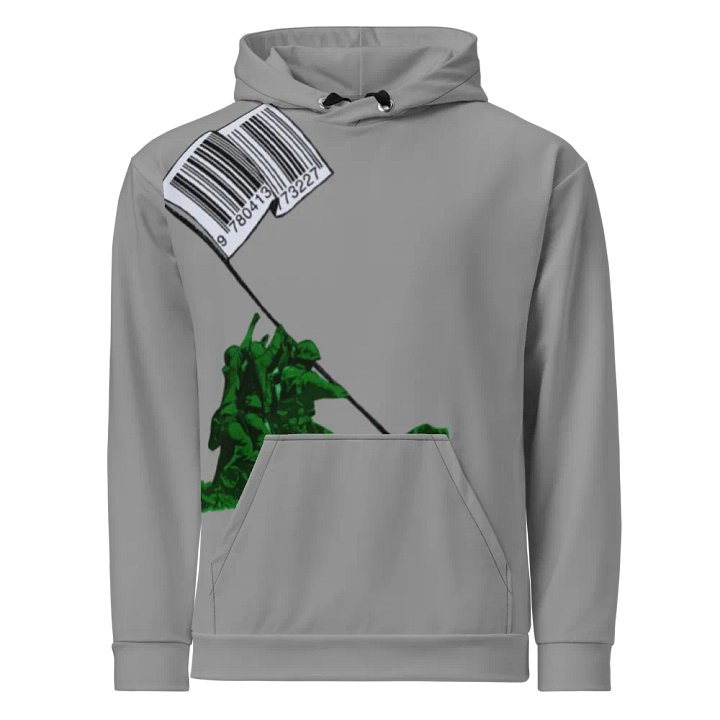Raising The Flag Of Commerce - All-Over Print Recycled Unisex Hoodie product image (1)