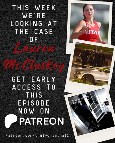 Early access to this weeks episode is available now 🖤

#TrueCrime #CrimeCase #EarlyAccess #crimedocumentary #truecrimestories