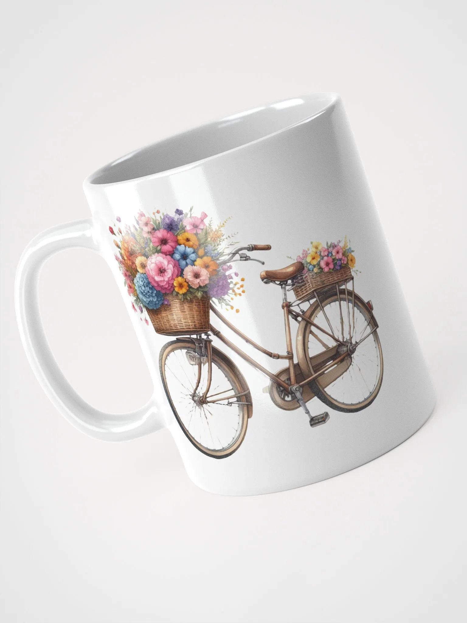 Valentine Bicycle Bouquet Mug product image (3)