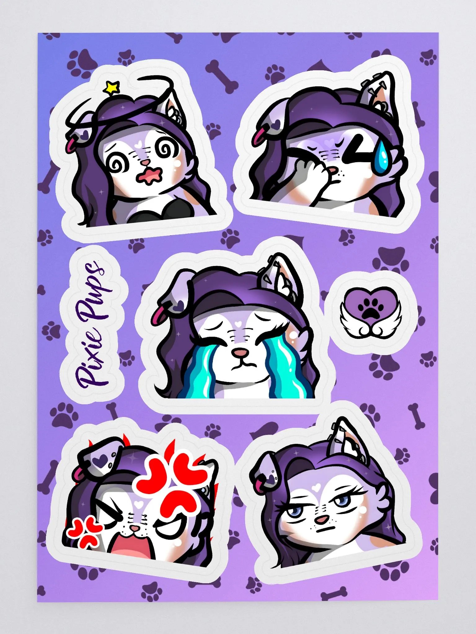 Upsetti Spaghetti Pixie Sticker Pack product image (1)