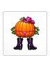 Pumpkin Cowgirl Sticker
