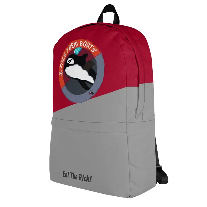 Fuck Them Boats Backpack product image (1)
