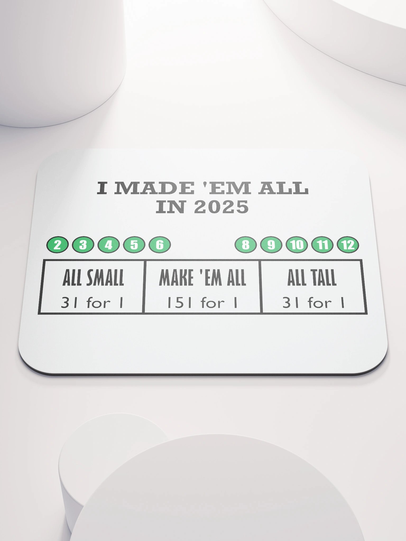 Made 'Em All 151 for 1 (MousePad) product image (1)