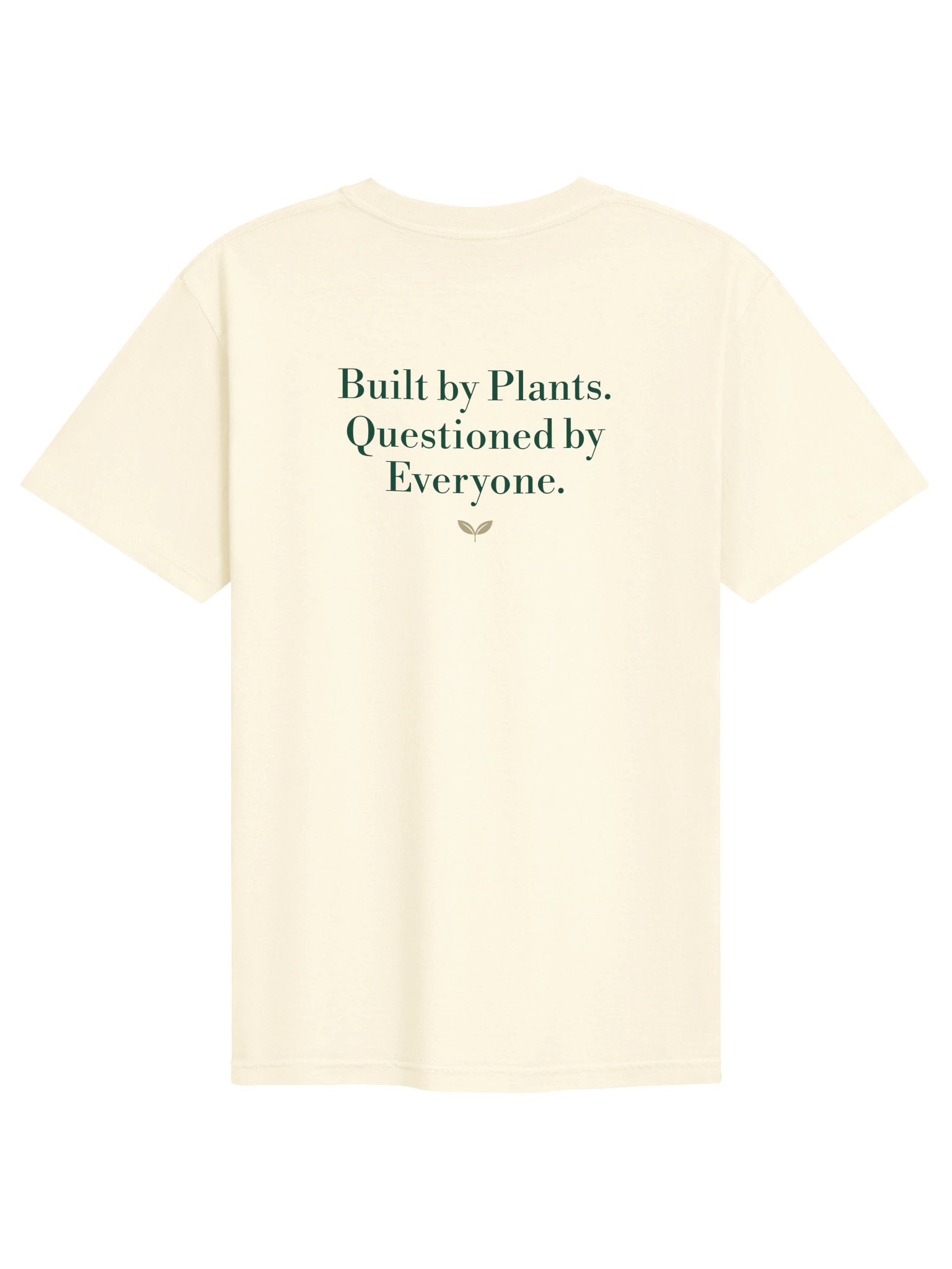 Built by Plants T-Shirt – Cream product image (4)