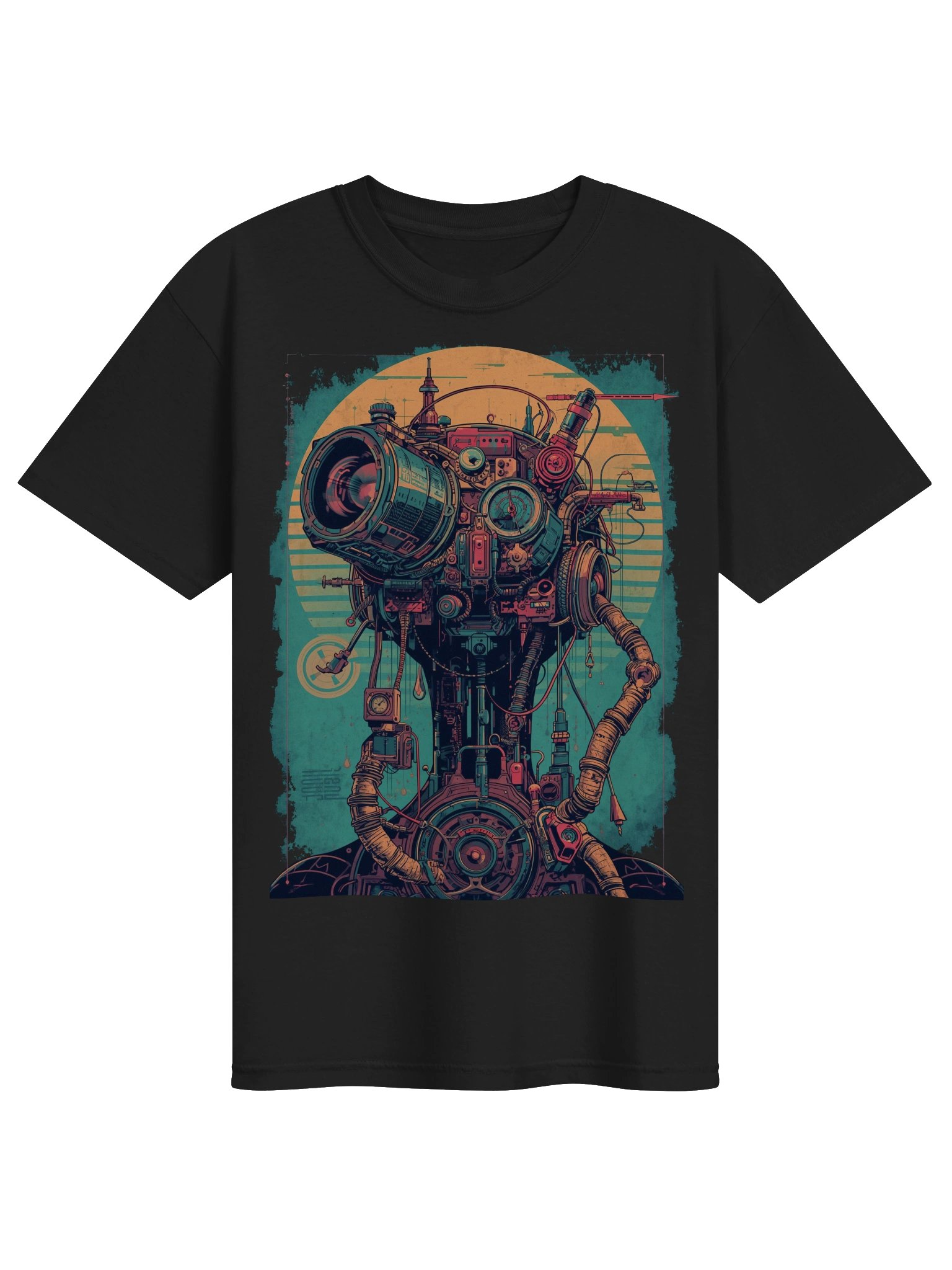 Retro Mech Orbit Heavyweight T-Shirt product image (1)