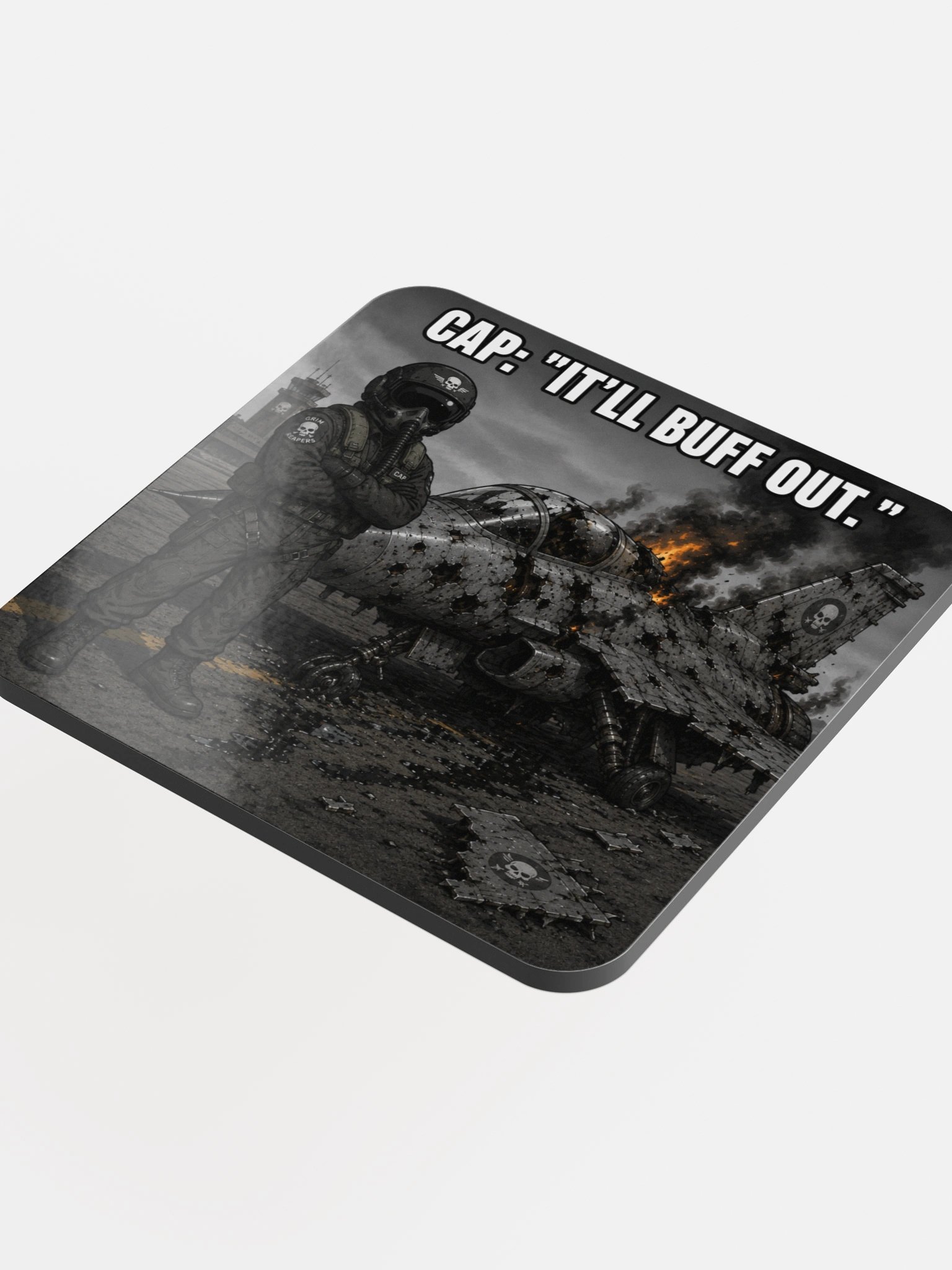 Cap: It'll Buff Out Coaster product image (4)