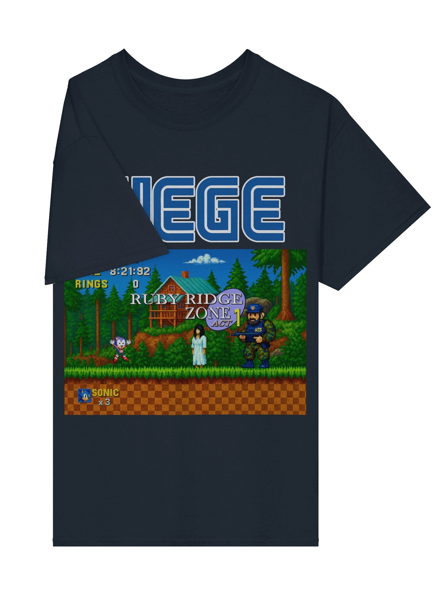 Sanic Ruby Ridge Siege Tee product image (21)