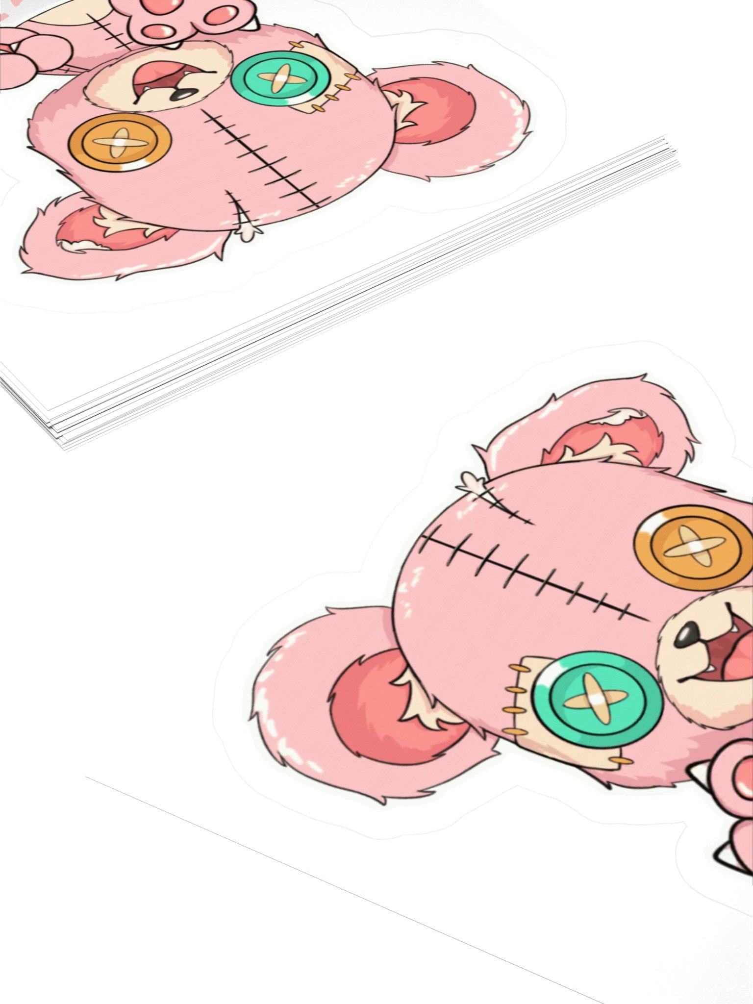 Toe Beans Anxiety Bear Sticker product image (8)