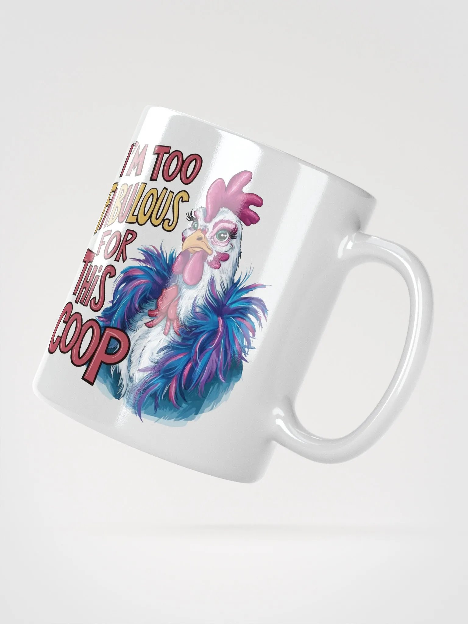 Fabulous Feathers White Mug product image (3)