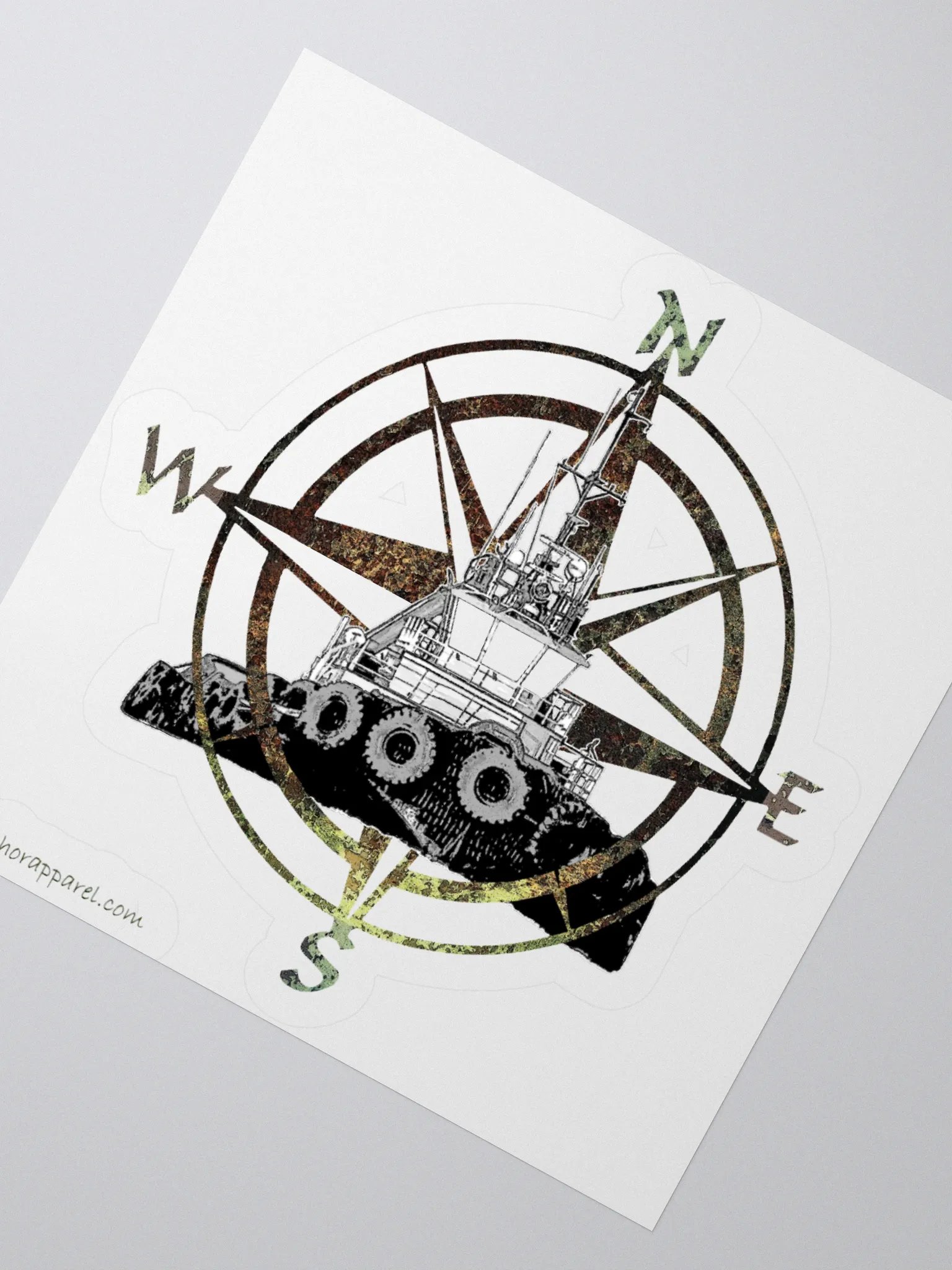 Compass Rose Marshall Foss Cut Stickers product image (5)