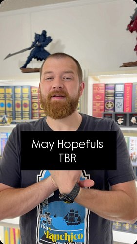 May Hopefuls/May TBR! what’s on your list? 

#maytbr #mayhopefuls #brandonsanderson #robertjordan #reading