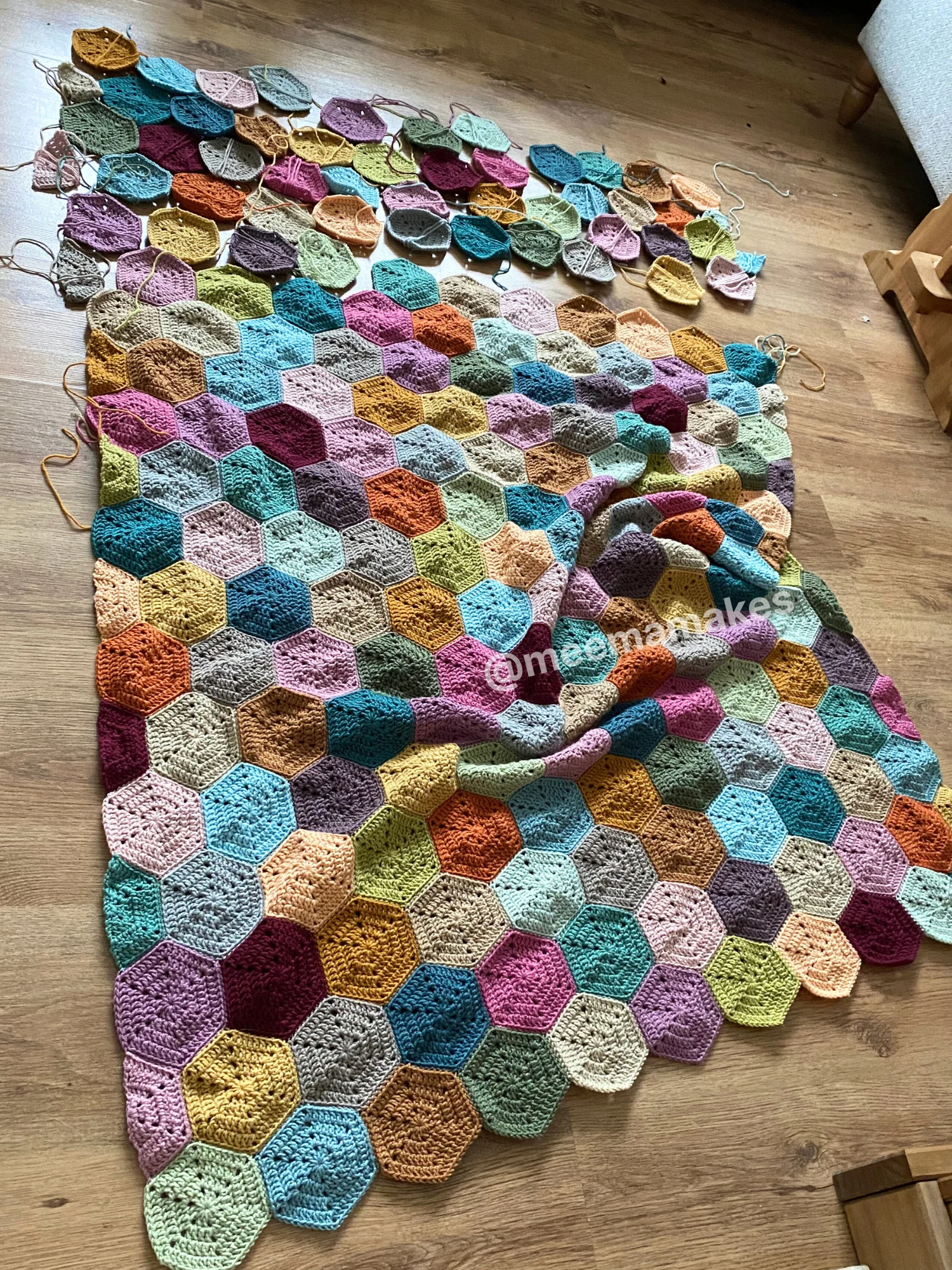 Hexalong Blanket Pattern product image (4)