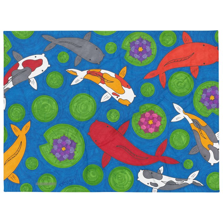 Koi Fish Blanket product image (2)
