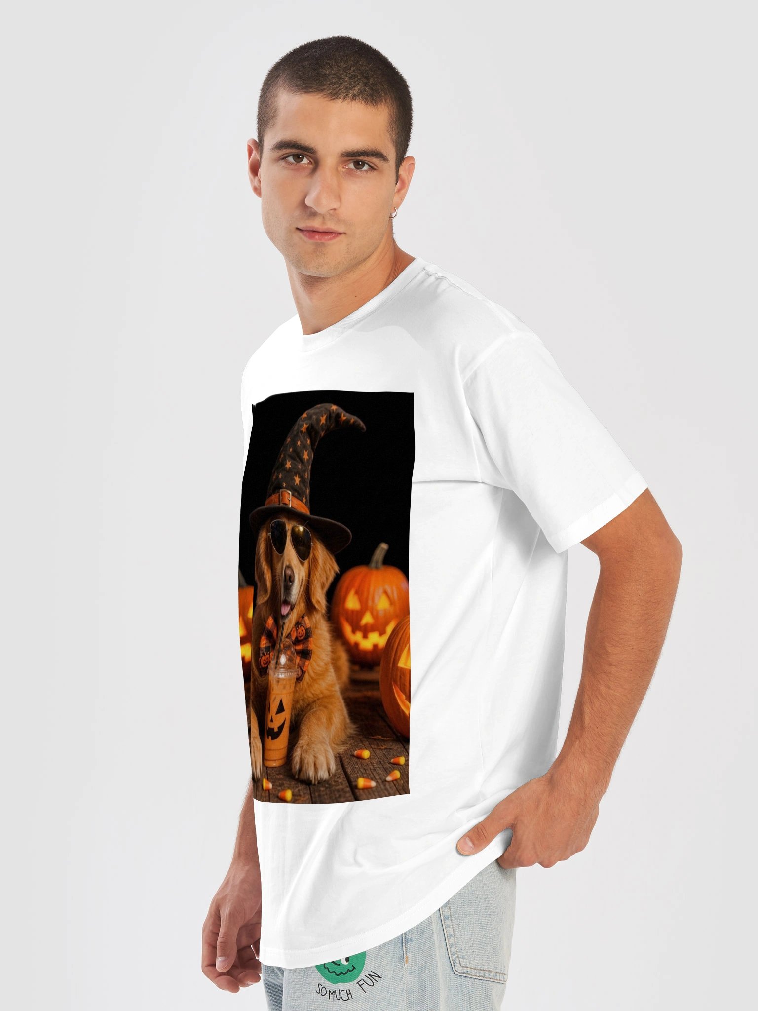 Halloween Dog Graphic T-Shirt product image (13)