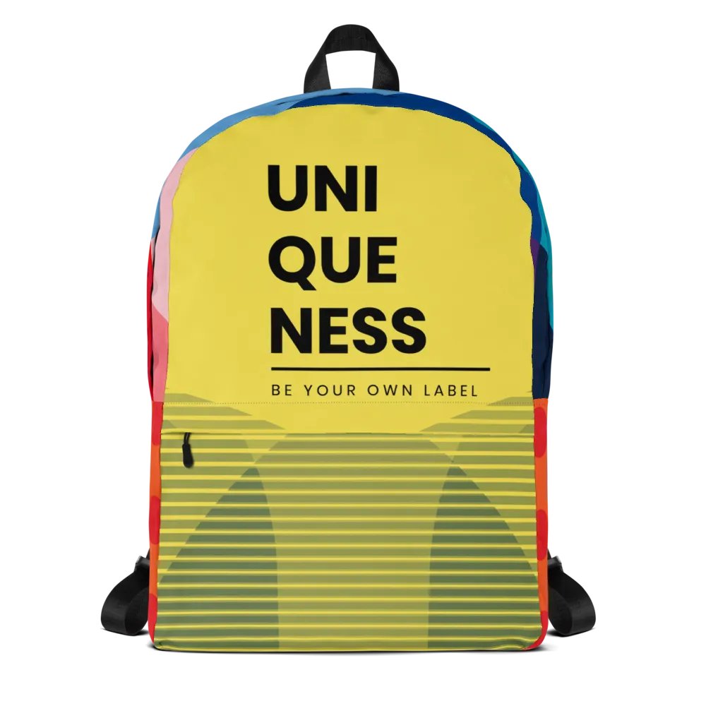 UNIQUENESS Colorful All-Over Backpack product image (1)