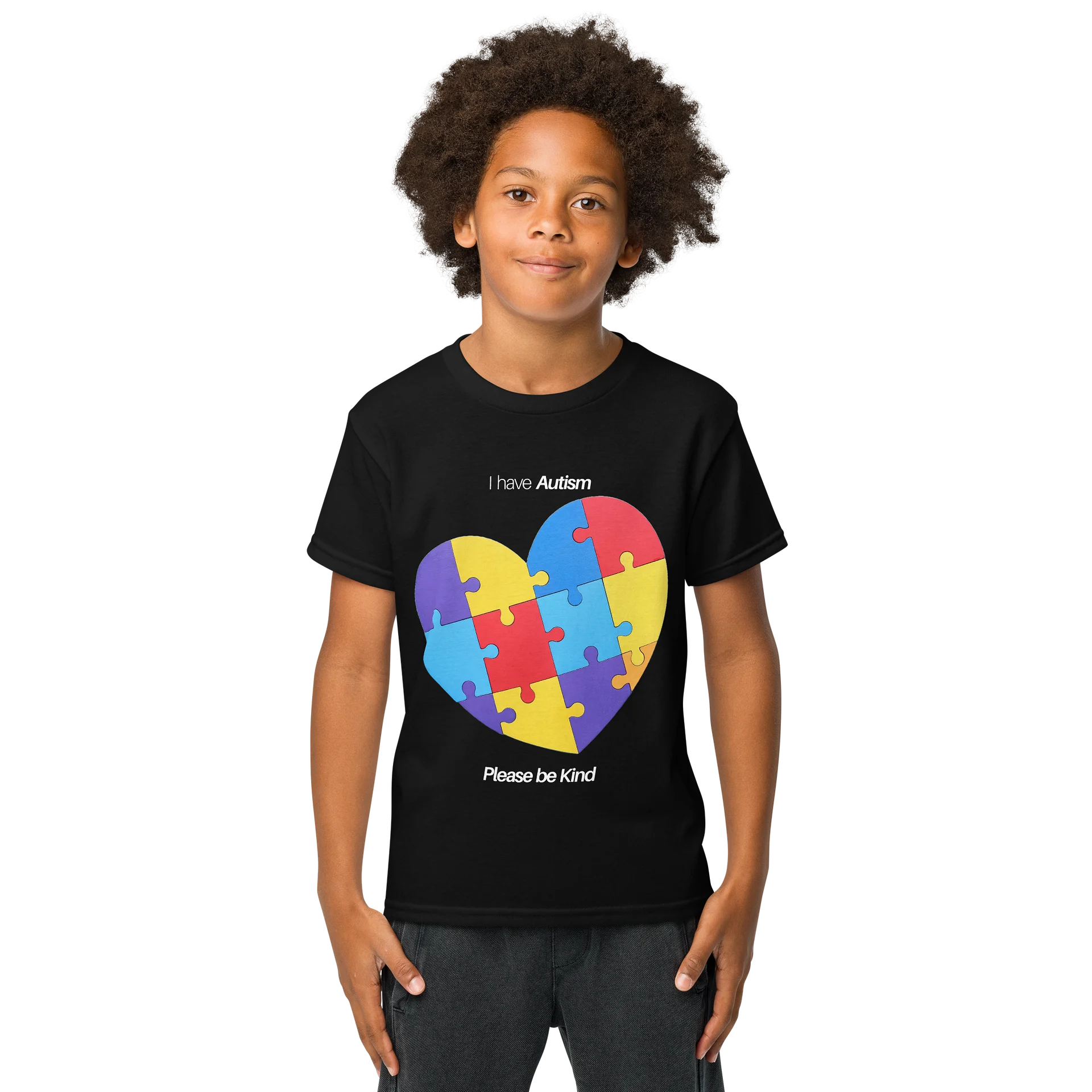 I Have Autism Please Be Kind Kids T-Shirt product image (3)