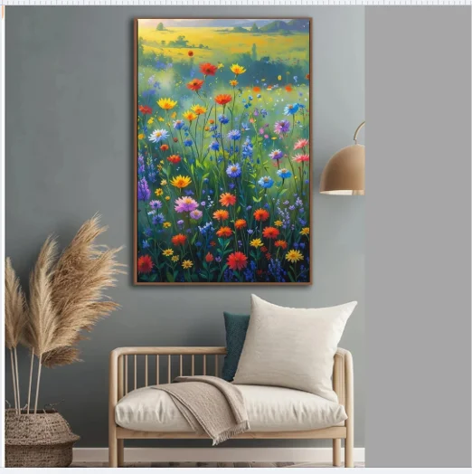 Wildflower Field Framed Wall Art product image (3)