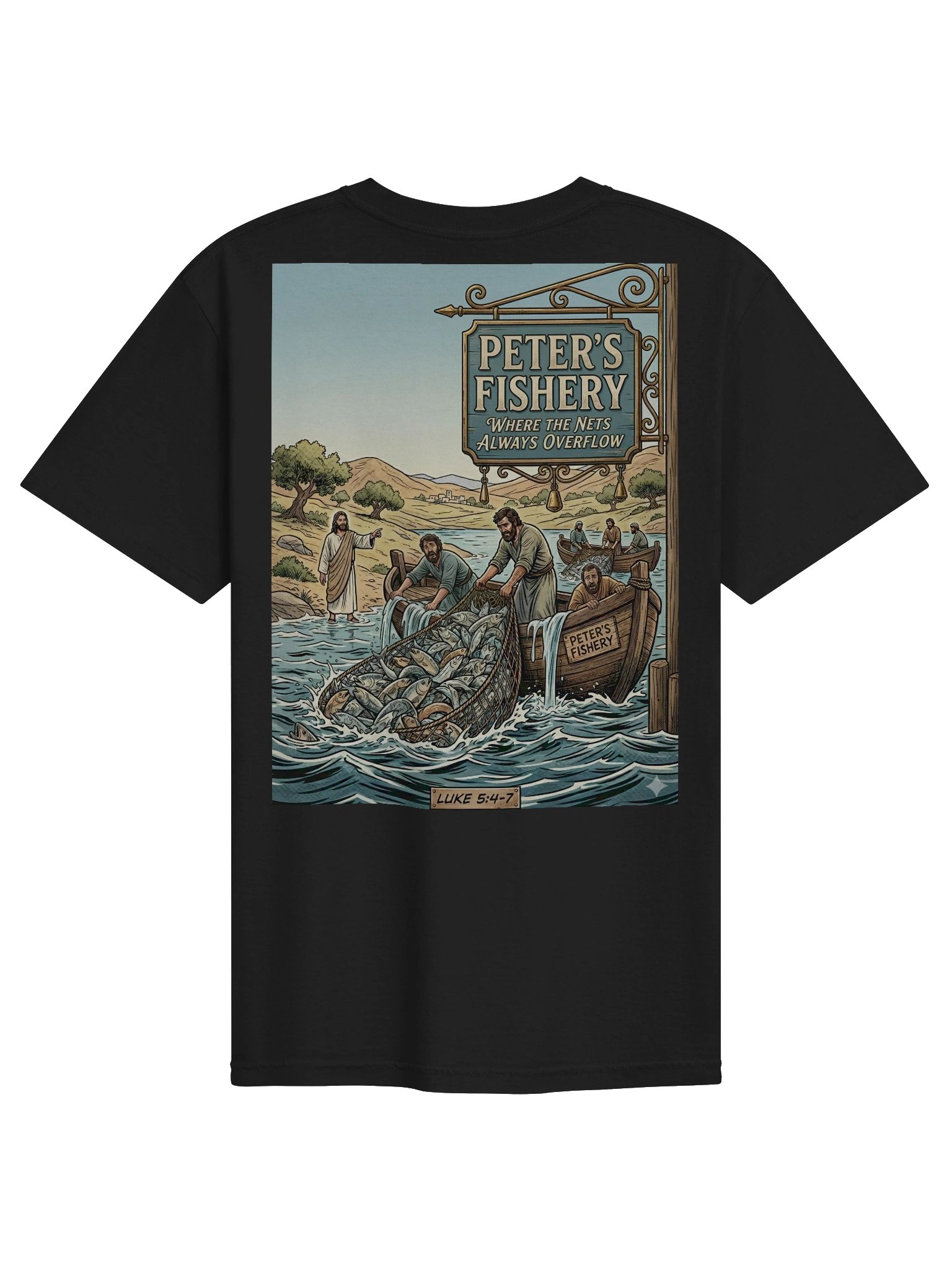 Peter’s Fishery Vintage Scripture Tee product image (2)