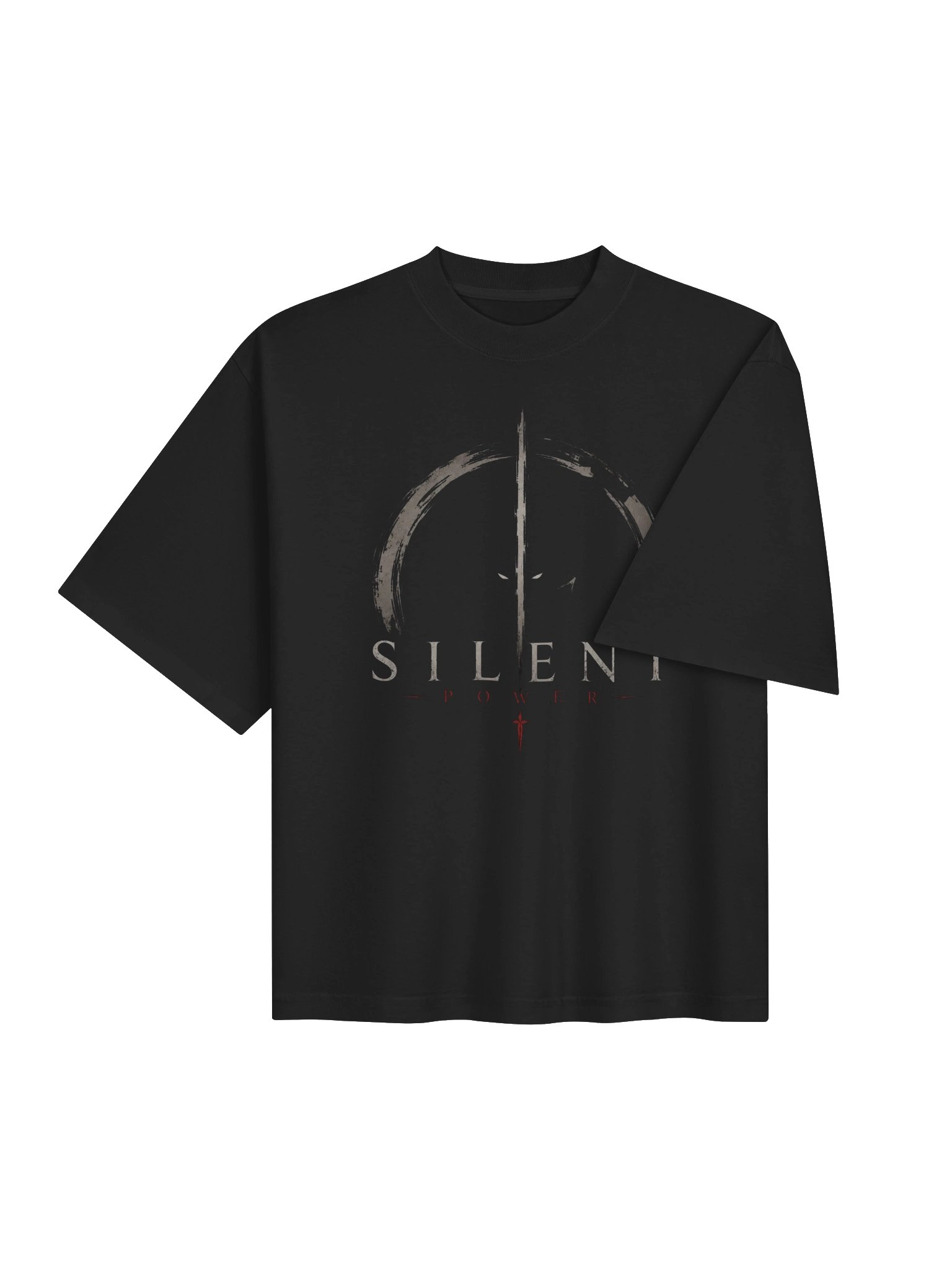 Silent Power. - Heavyweight Oversized Tee product image (4)
