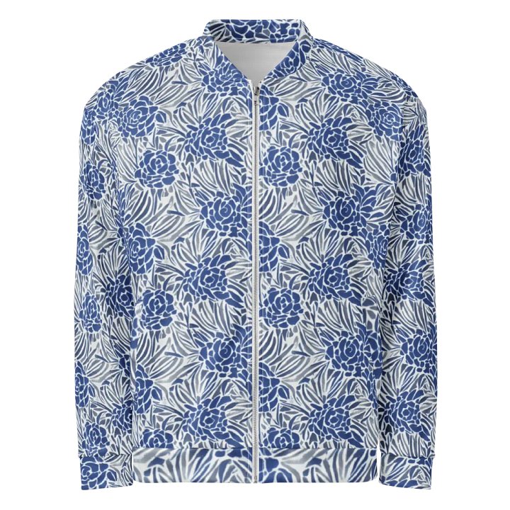 Blue Roses Bomber Jacket product image (1)