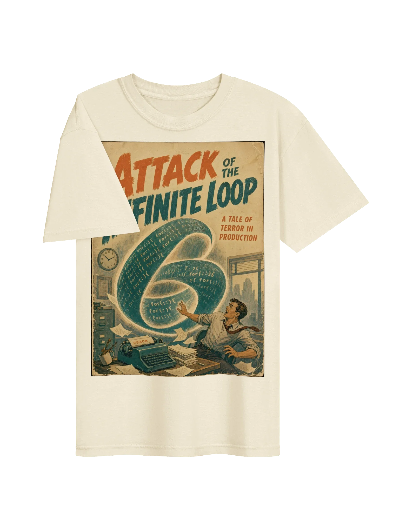Attack Of The Infinite Loop Tee — view 3