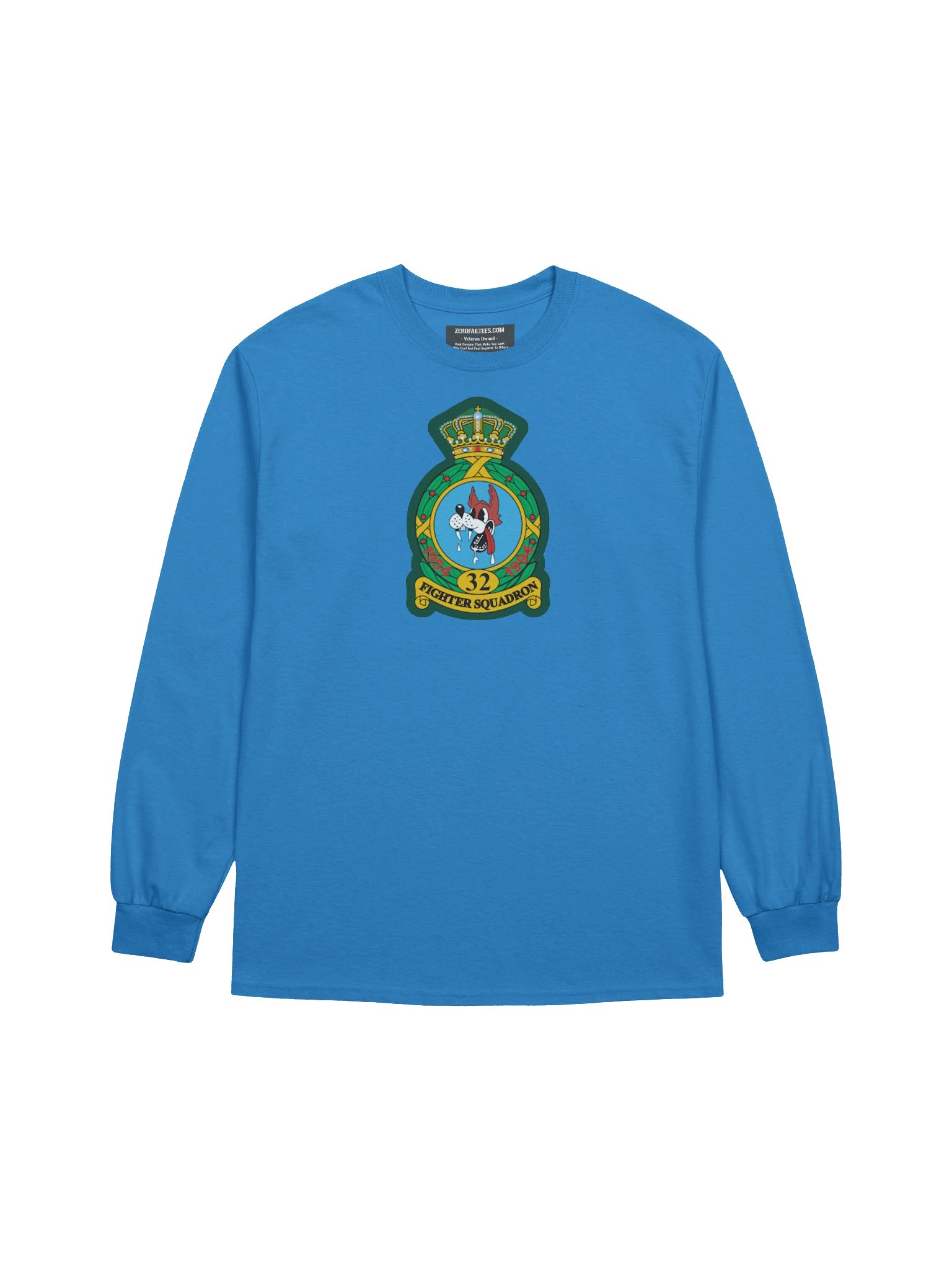 32nd Tactical Fighter Squadron Cotton Long Sleeve T-Shirt product image (1)