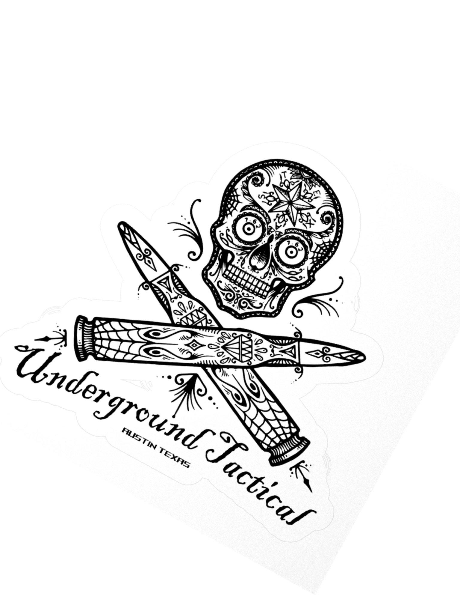 Underground Tactical B&W decal product image (5)