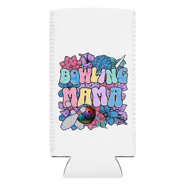 Floral Bowling Mama Can Cooler product image (2)