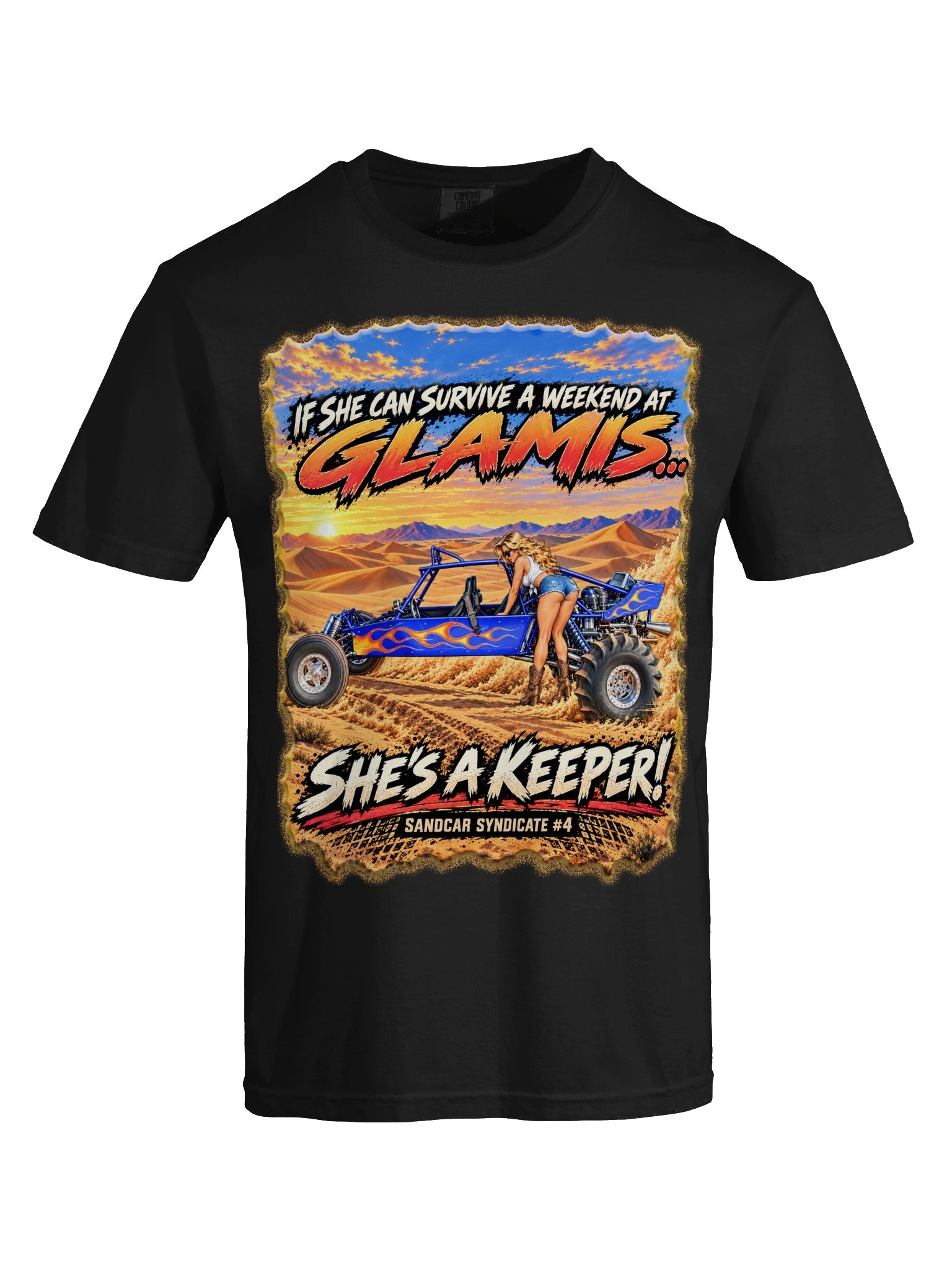 Sandcar Syndicate #4 – She's a Keeper Glamis Tee product image (5)