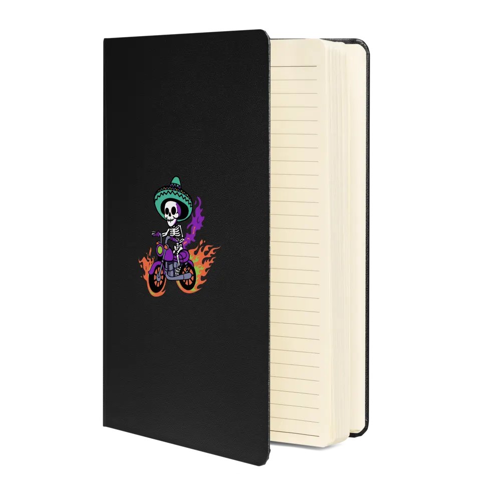 Bone to be Wild Colorful Hardcover Bound Lined Notebook product image (3)