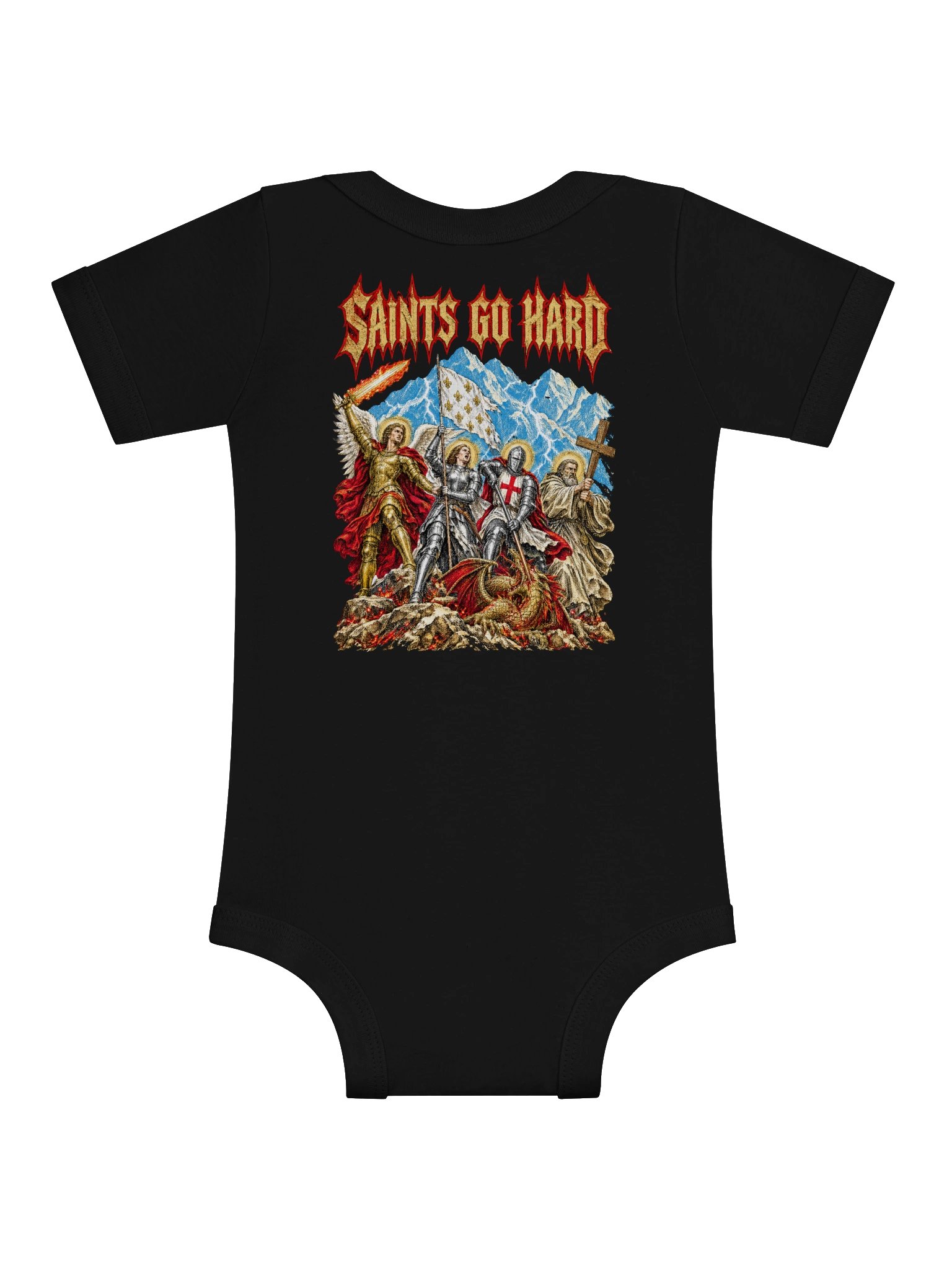 Saints Go Hard Baby Onesie product image (2)