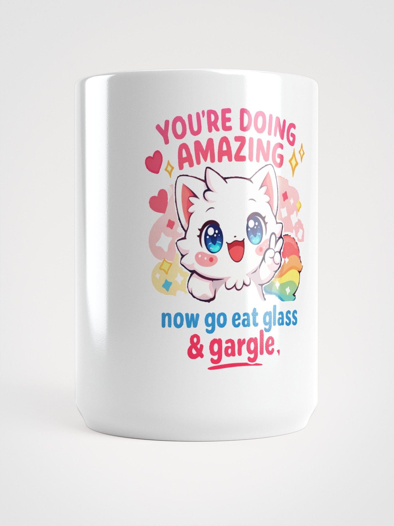 You’re Doing Amazing — Eat Glass Mug product image (1)