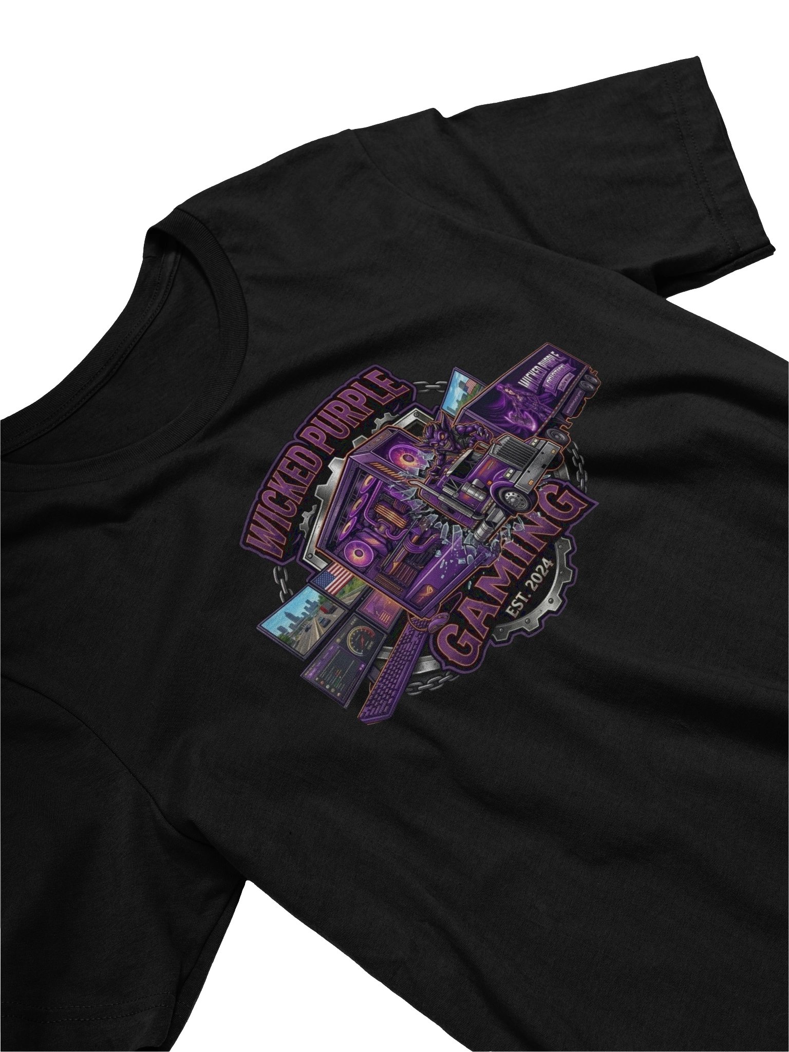Wicked Purple Gaming Est. 2024 T-Shirt product image (17)