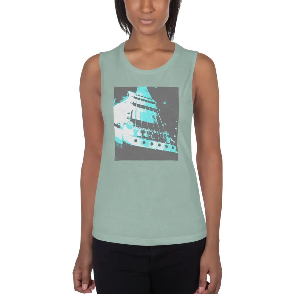 Blue Guitar Melody Muscle Tank product image (3)