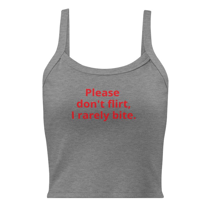 Sassy Red Text Women's Tank Top product image (3)