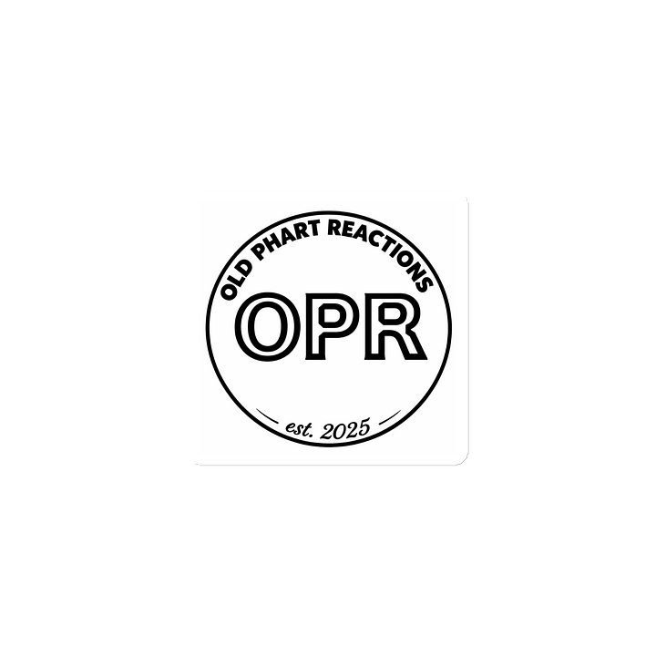 Official Old Phart OPR logo Die-Cut Magnet 3x3 product image (1)