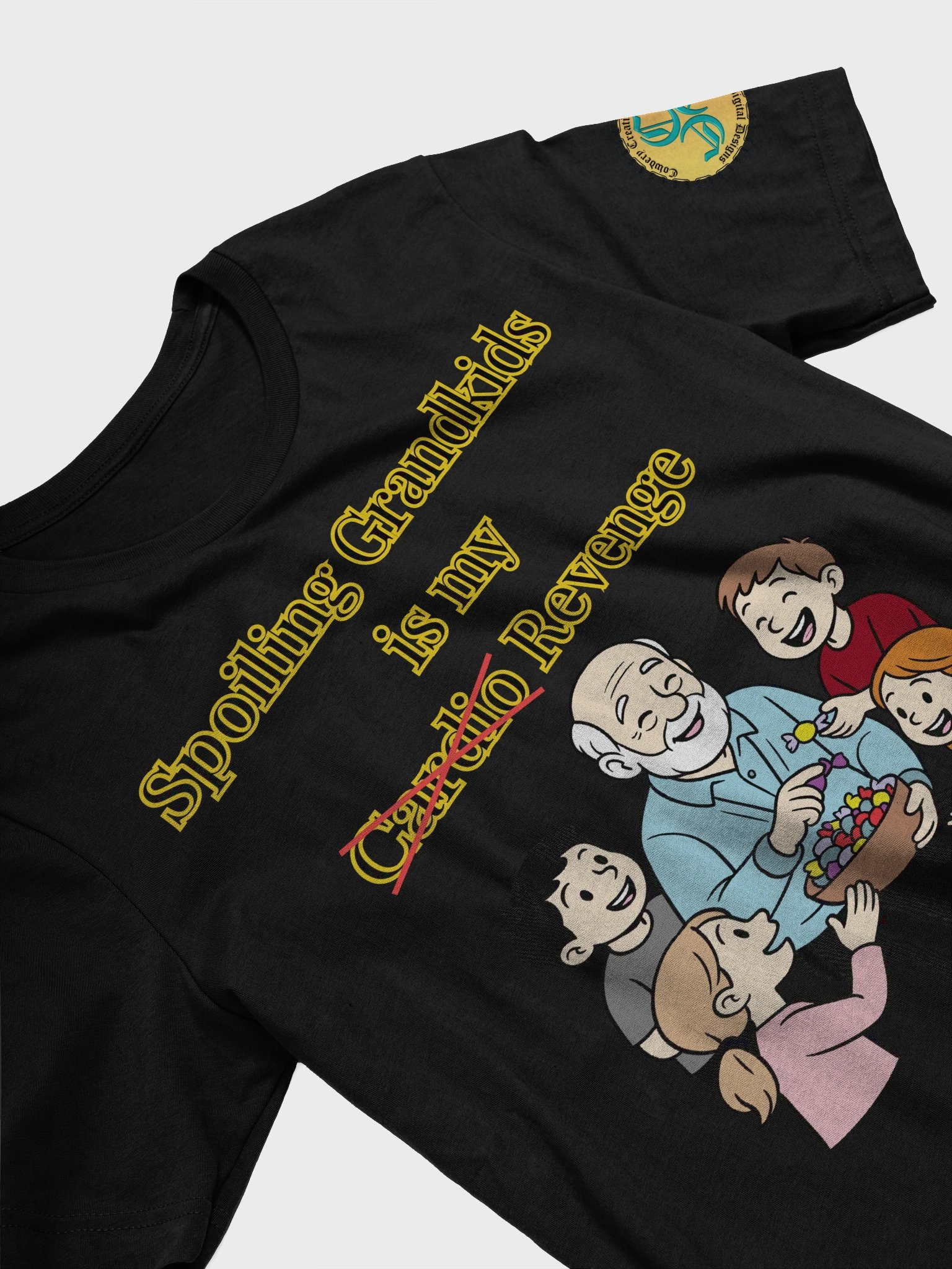 Spoiling Grandkids is my Cardio (Male) Bella+Canvas Supersoft T-Shirt Colors (1) product image (3)