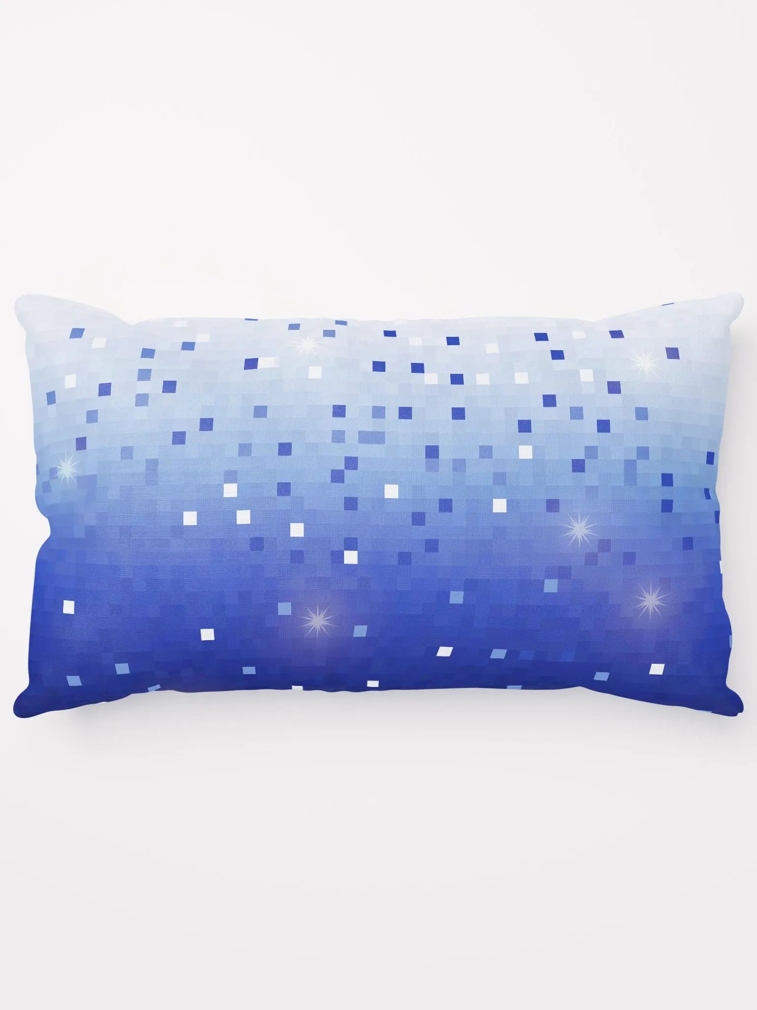 Blue Square Confetti Throw Pillow product image (15)