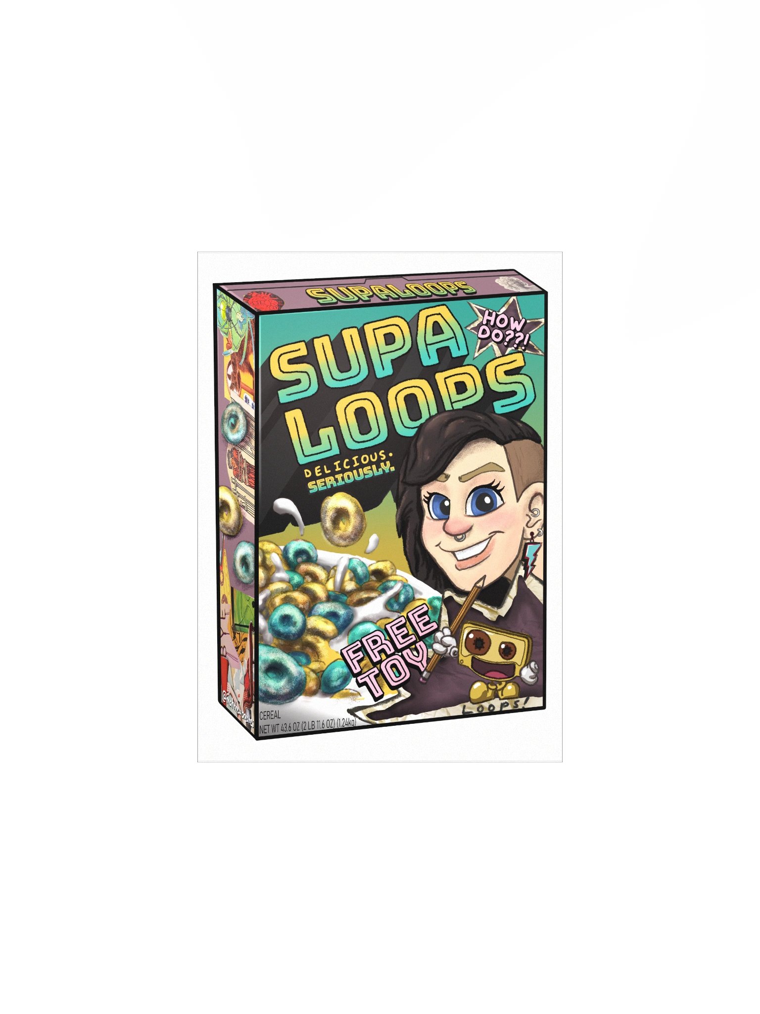 Supa Cereal Box Front Print product image (4)