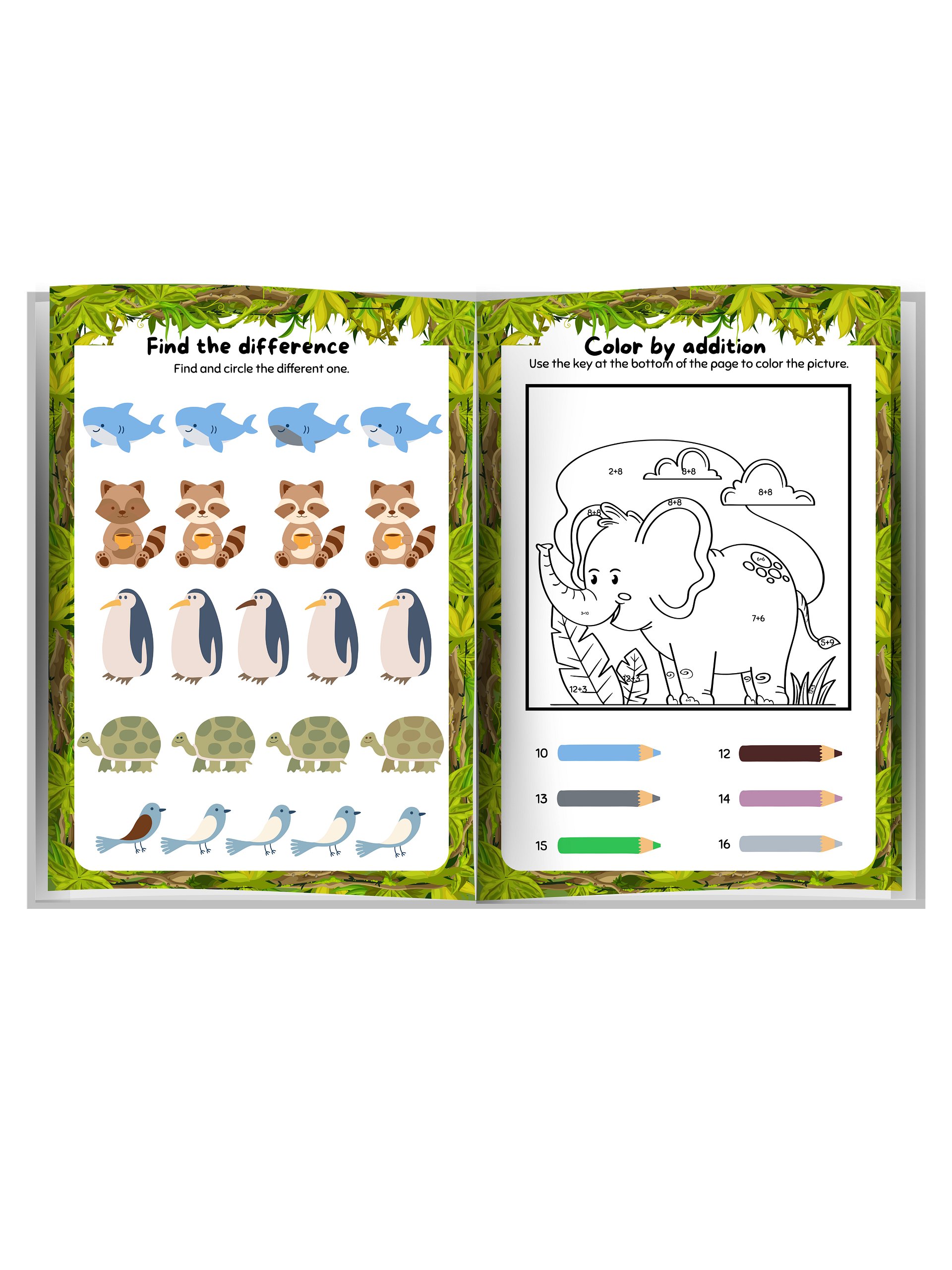 Jungle Theme Kids Activity Book product image (3)
