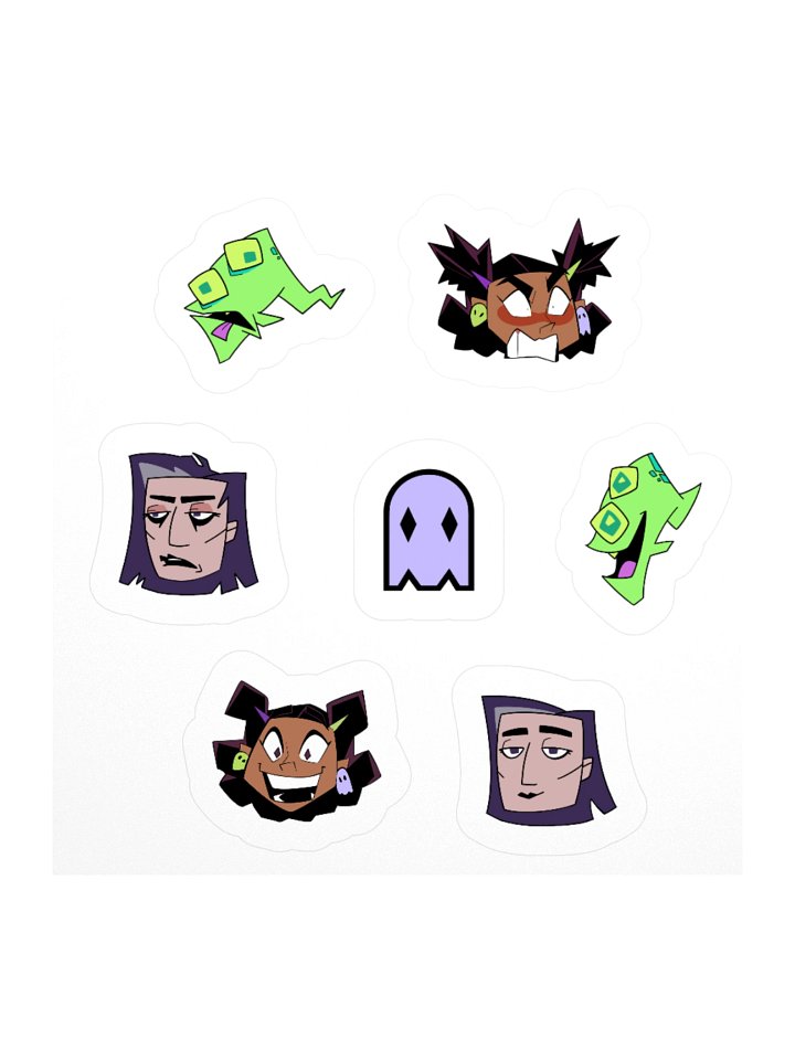 Sticker Sheet - Heads 1 product image (2)