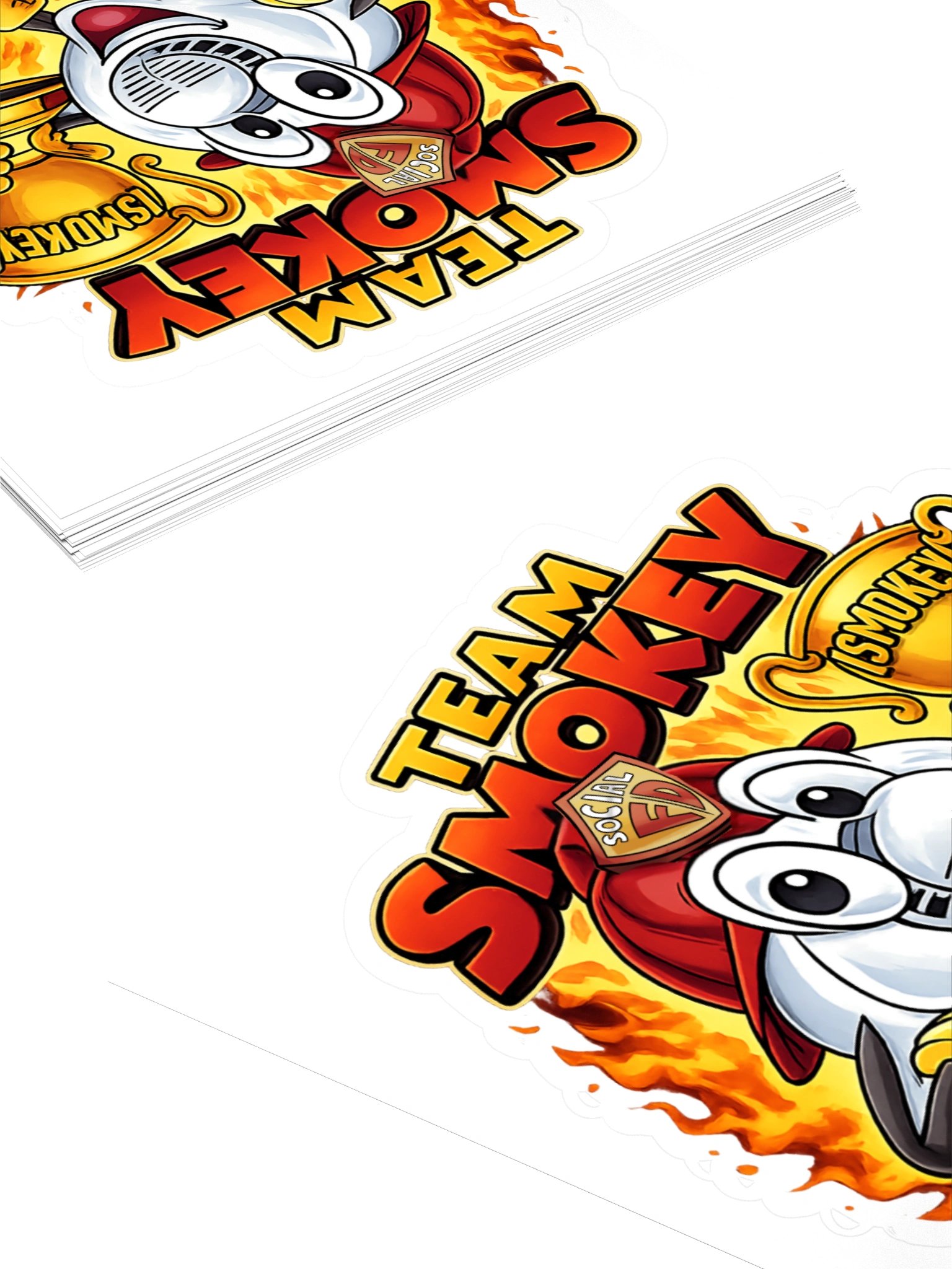 Smokey Trophy Kiss Cut Stickers product image (4)