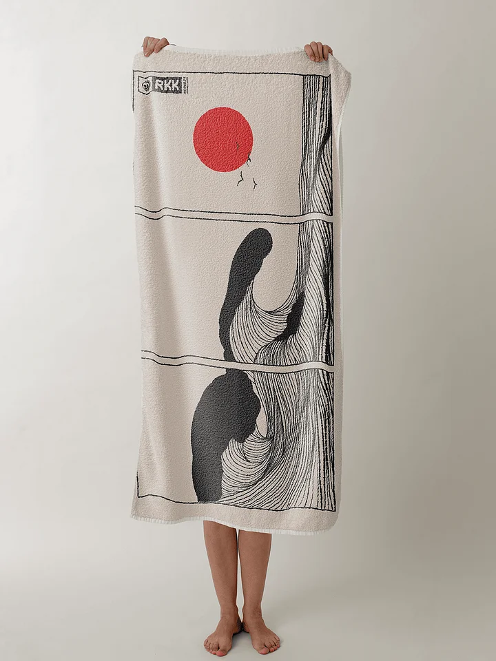 Håndklæde med Japanske bølger product image (1)
