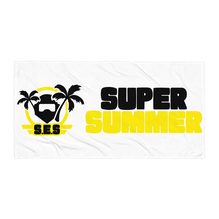 S.E.S Super Summer 26 - Yellow Logo Beach Towel product image (1)