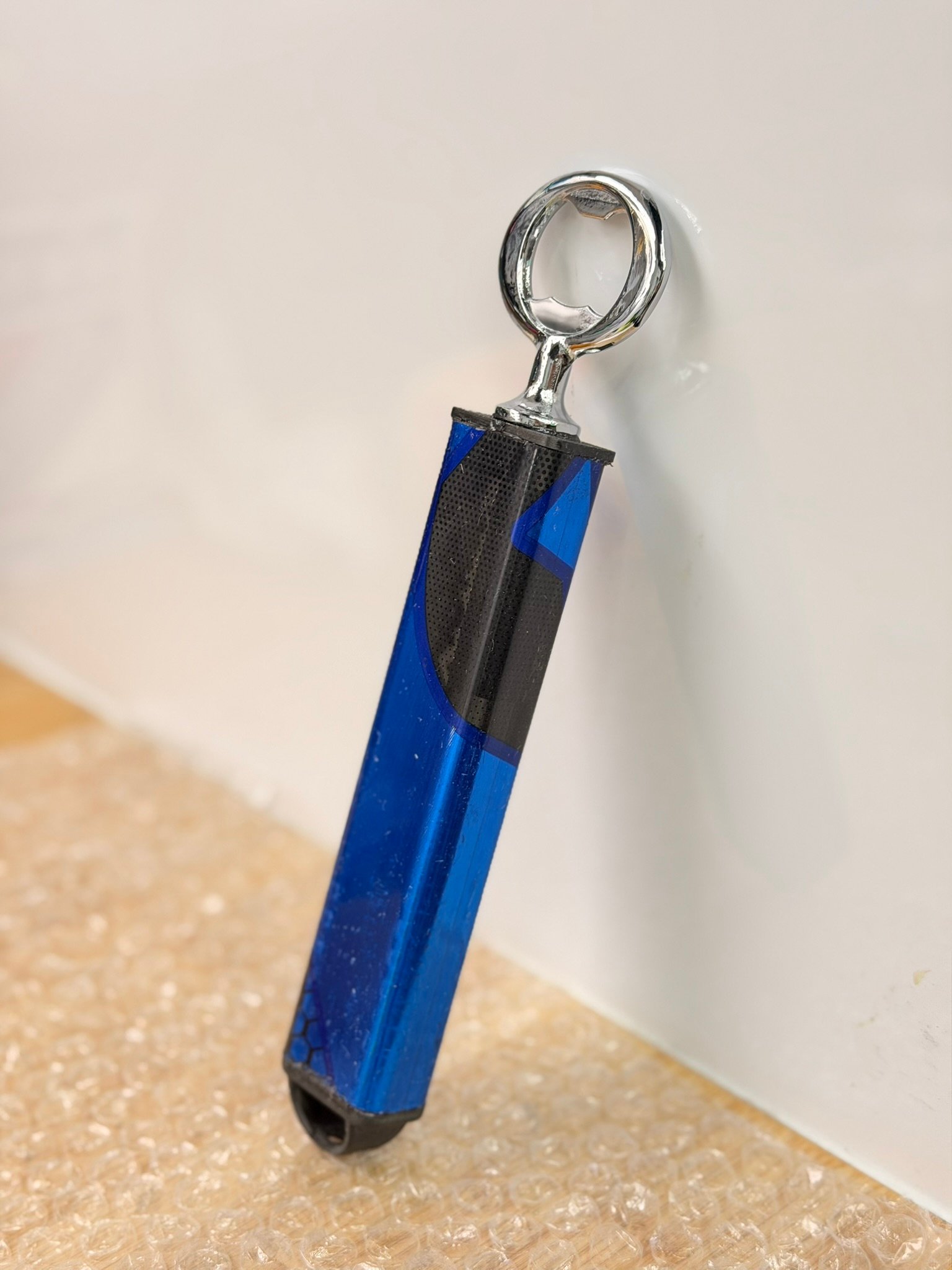 Enforcer Hockey Stick Bottle Opener - The Blue Boy (Broken-In) product image (2)