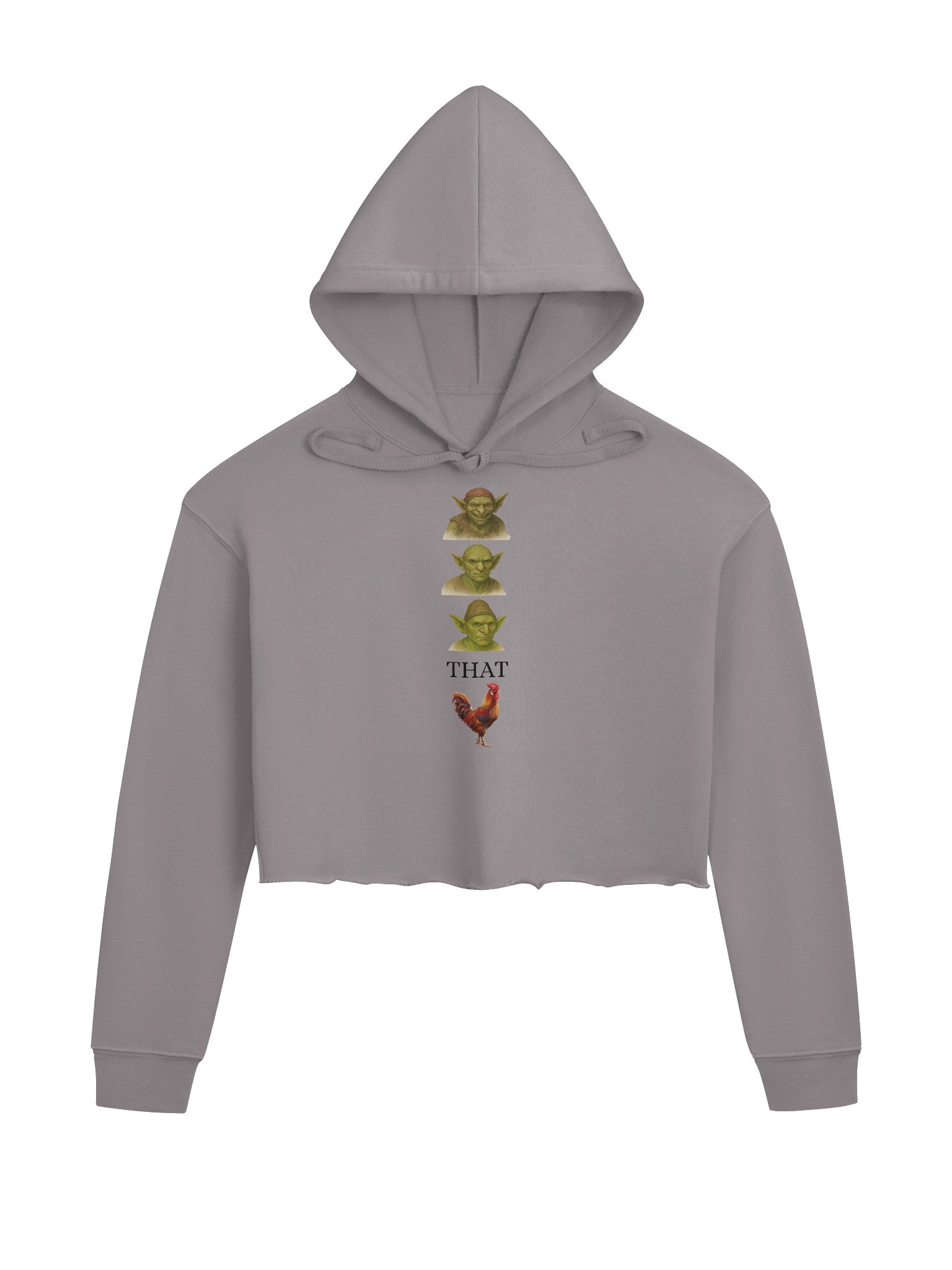 Goblin, Goblin, Goblin, THAT C@#! Crop Hoodie product image (1)