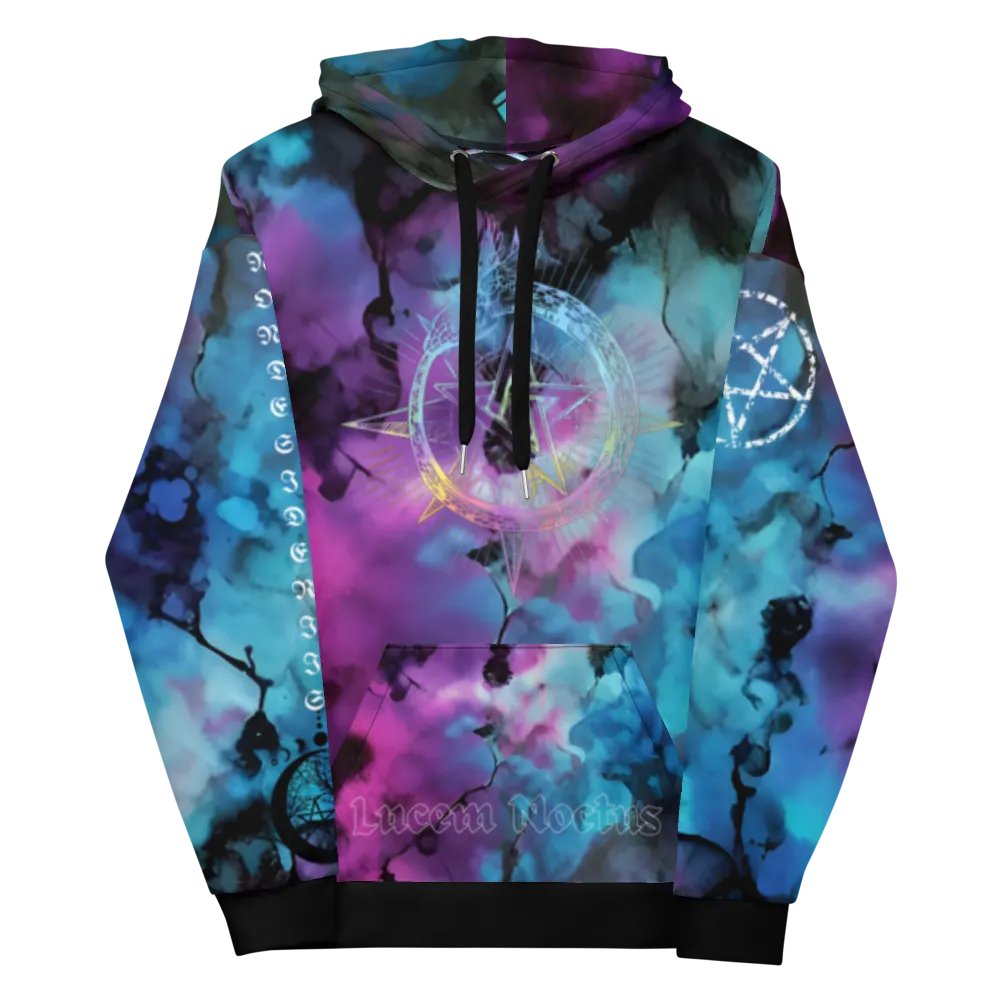 TIEDYE4GOTHIC STAR HOODIE product image (12)