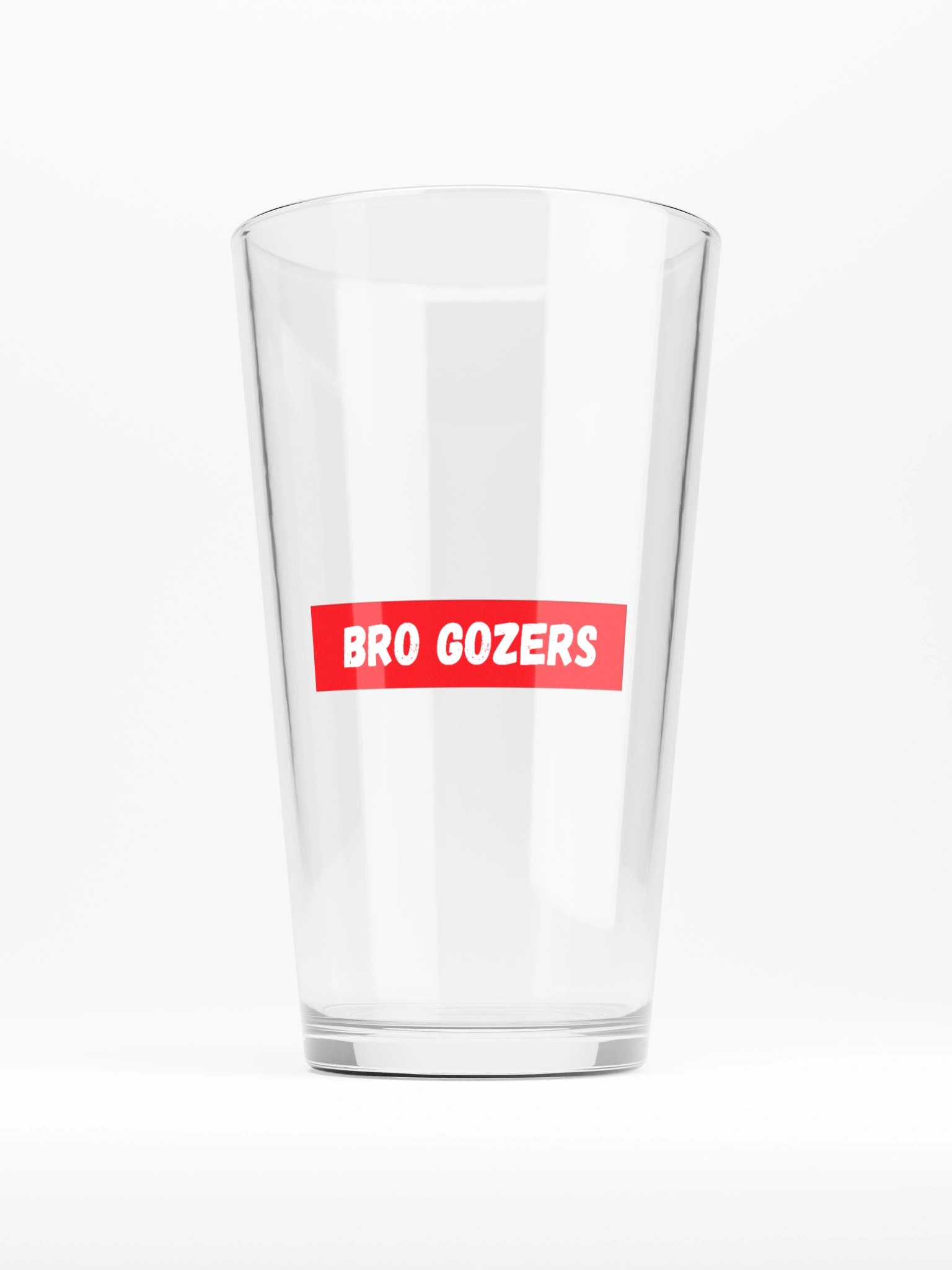 Bro Gozers | Shaker Pint Glass product image (1)