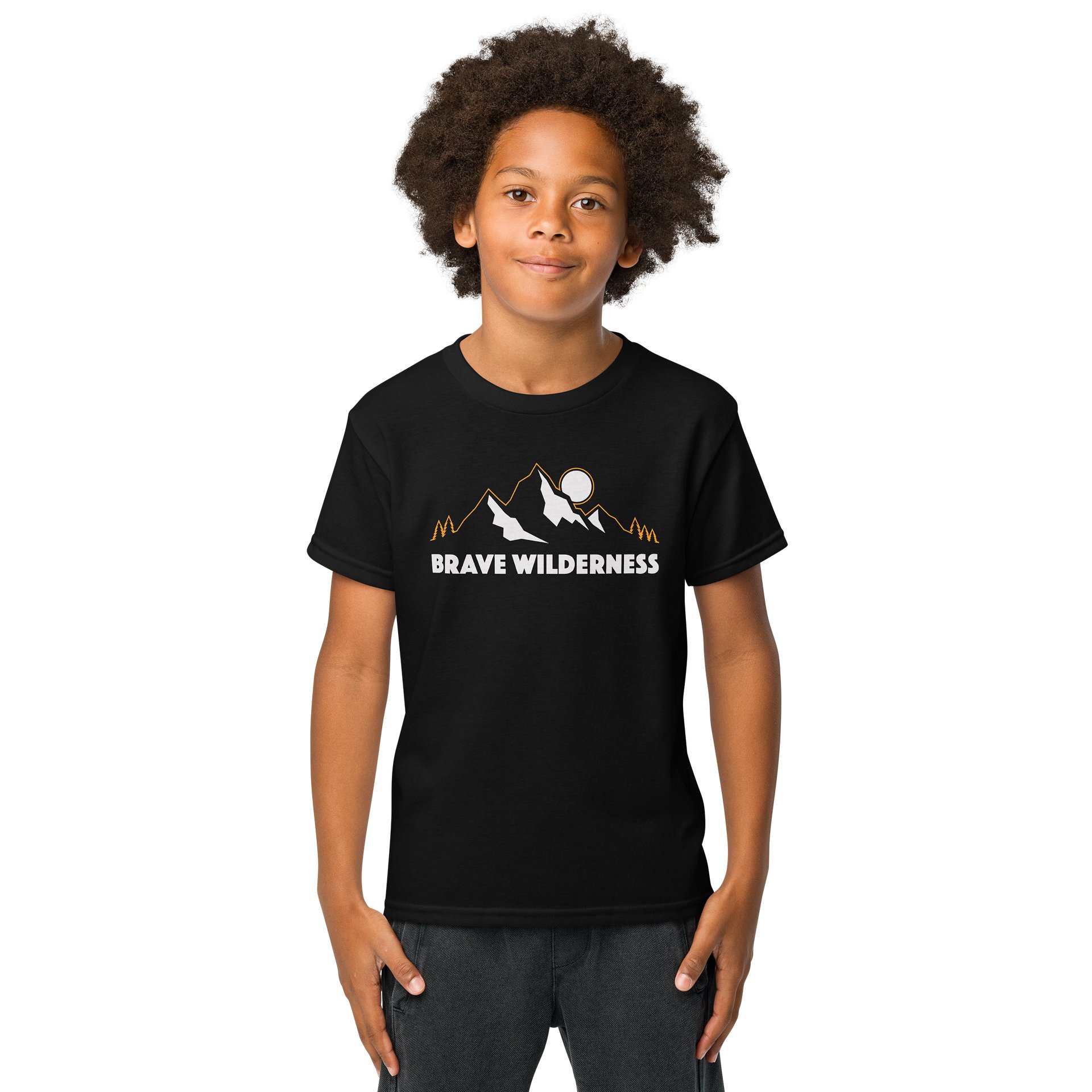 Brave Wilderness Mountain Youth Sports T-Shirt product image (5)