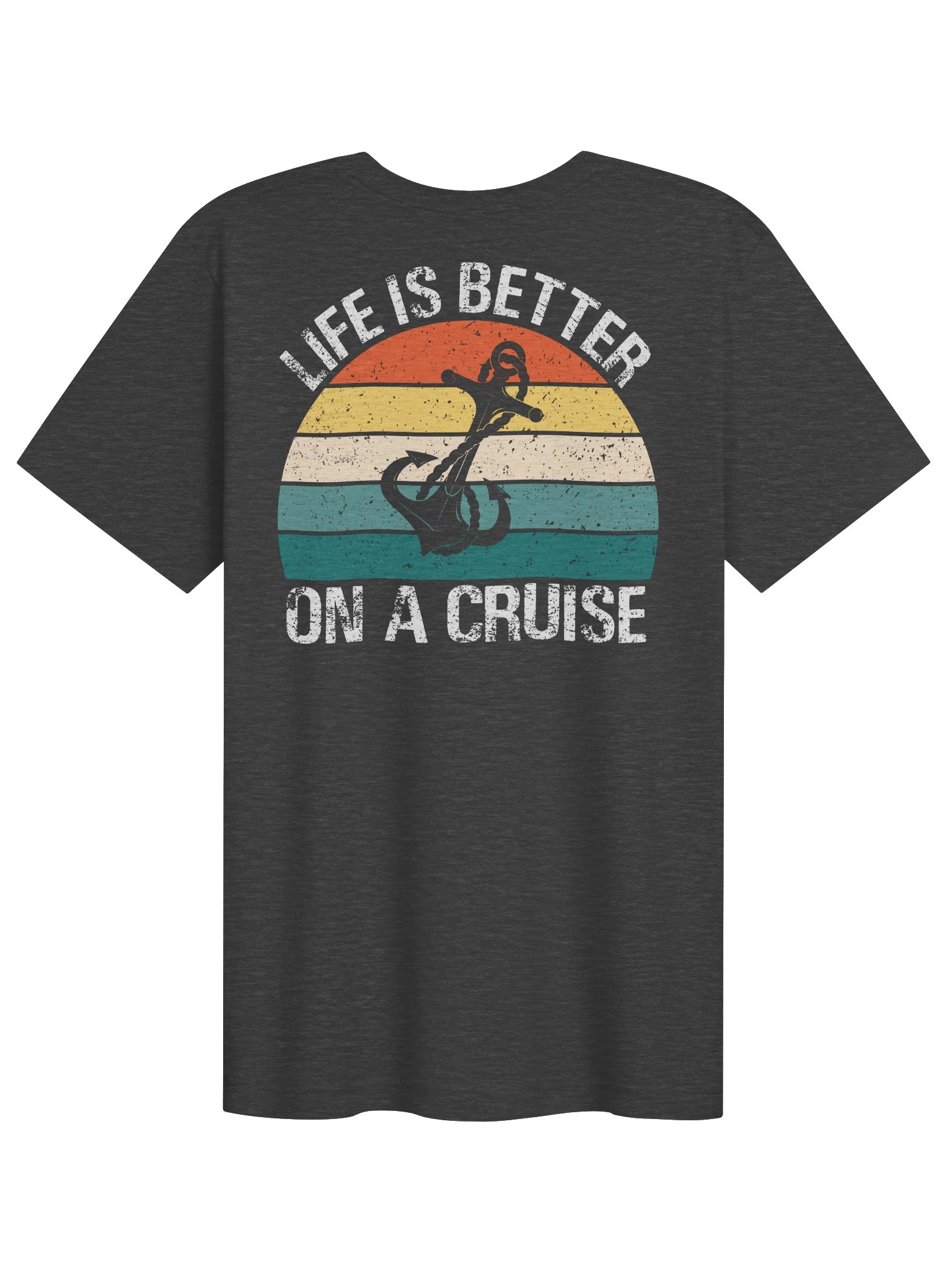 Life Is Better on a Cruise T-Shirt | Retro Cruise Vacation Shirt product image (8)